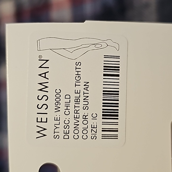 Weissman Convertible tights size IC suntan color - Picture 4 of 4